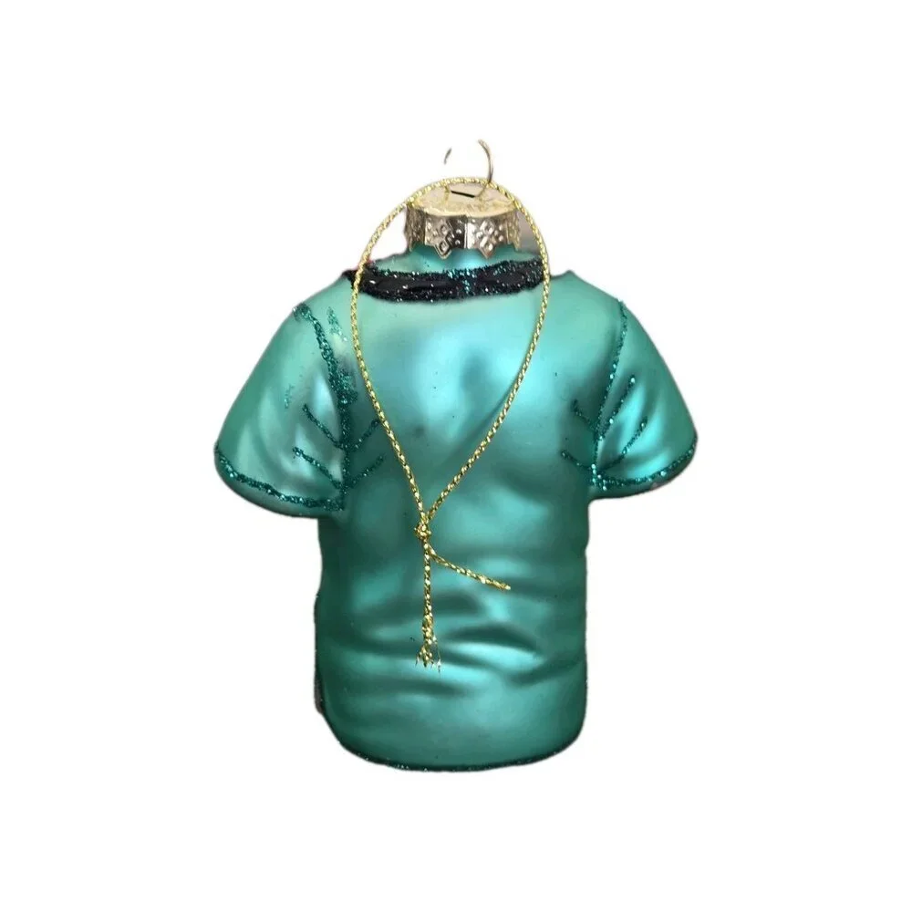 New Green Glass Medical Doctor Jacket Christmas Tree Ornament Decor